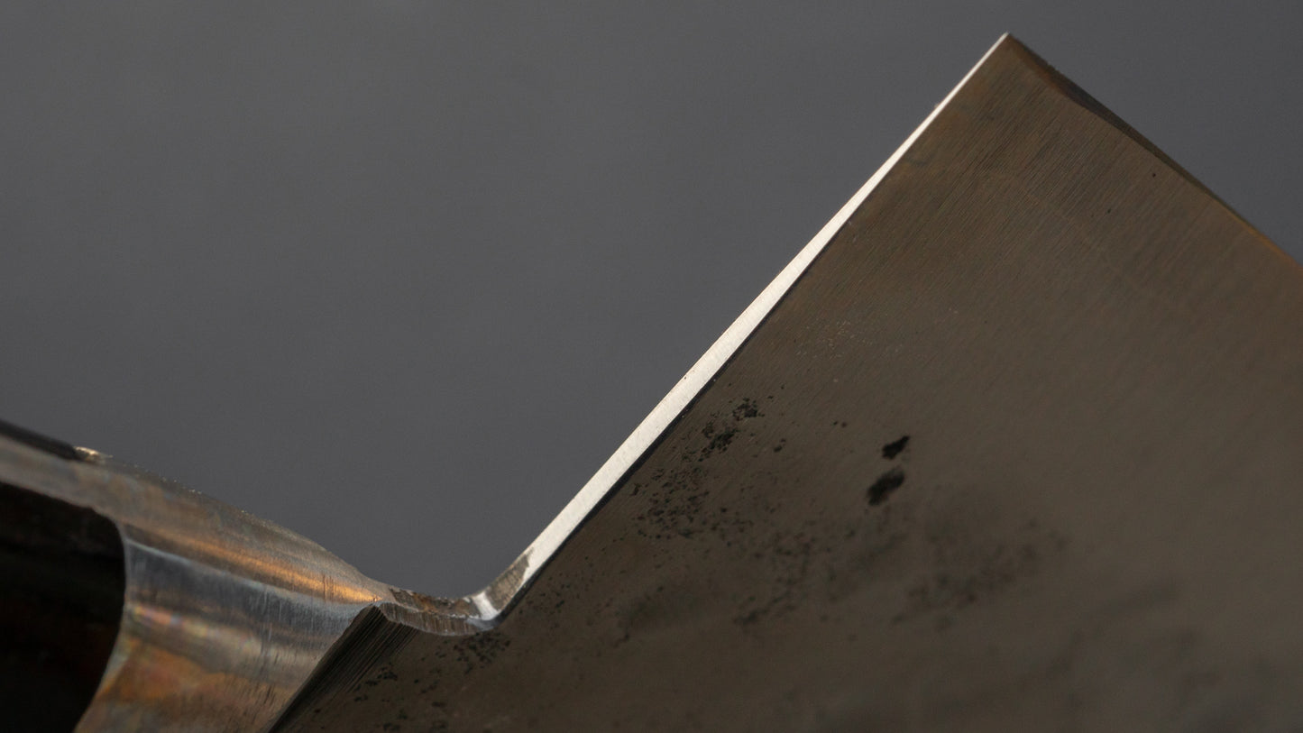 Morihei Hisamoto White #1 Tsuchime Stainless Clad Gyuto 240mm Pakka Handle