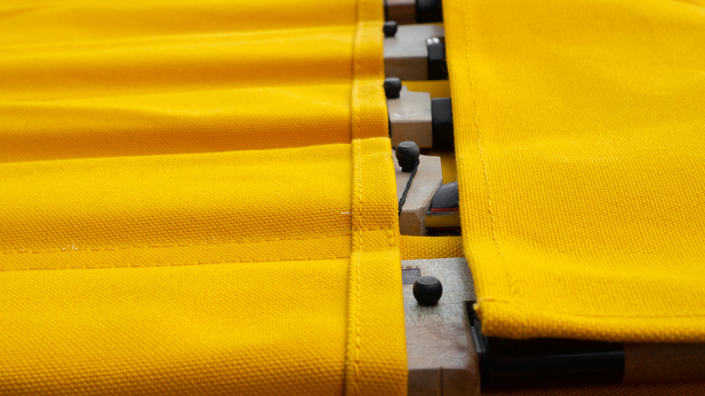 HI-CONDITION Hanpu Canvas 6 Pockets Knife Roll Mustard