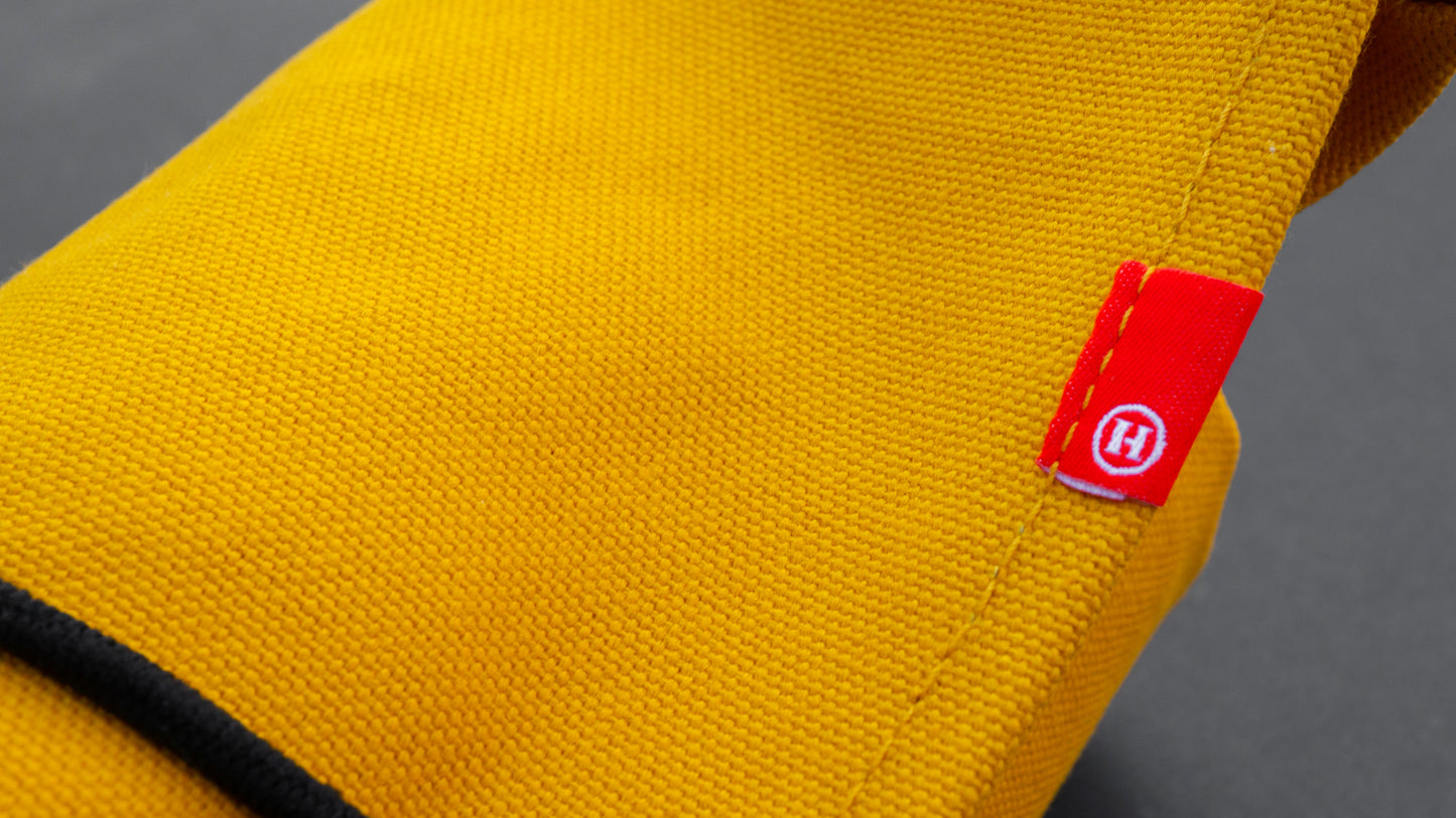 HI-CONDITION Hanpu Canvas 6 Pockets Knife Roll Mustard