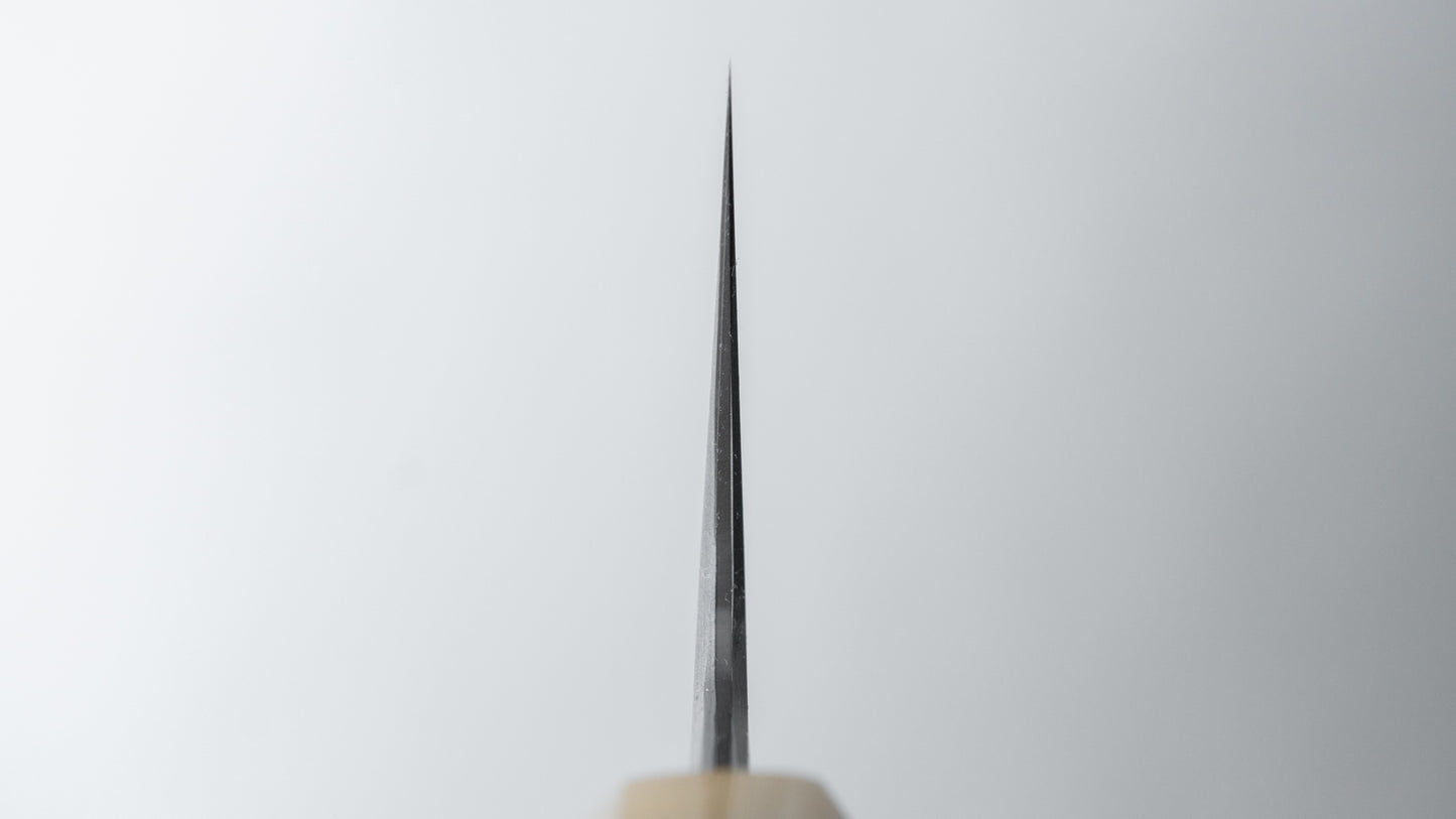 Tetsujin Blue #2 Metal Flow Kiritsuke Gyuto 240 mm Taihei Makassar ebbenhouten handvat