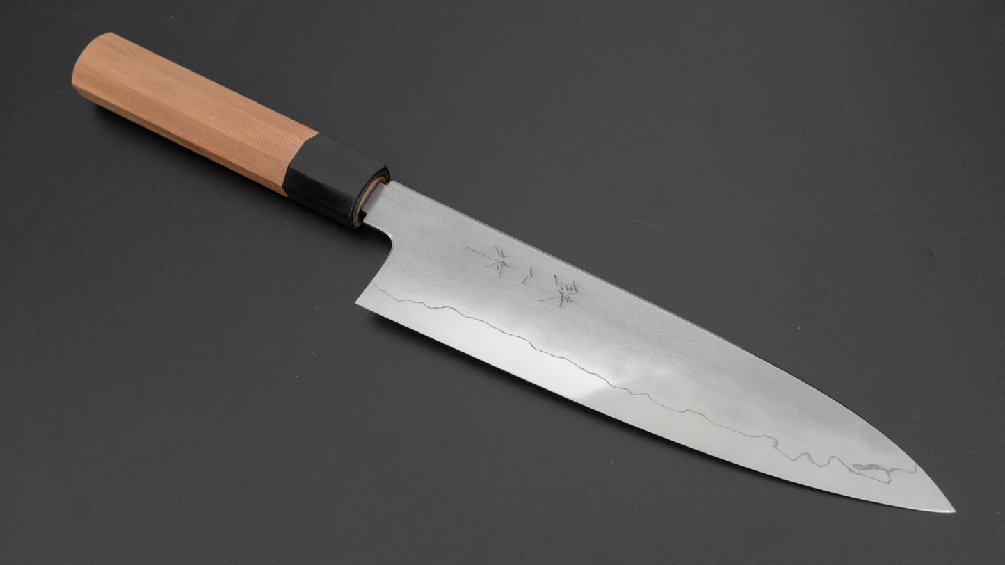 Tetsujin Silver #3 Kasumi Gyuto 210mm Yakusugi Cedar Handle