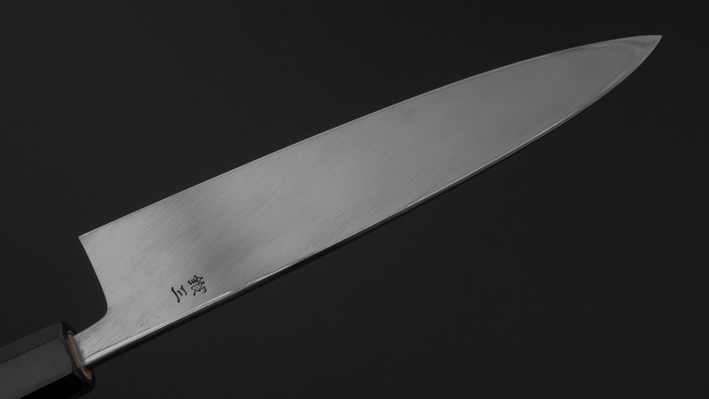 Hitohira Kikuchiyo Mosuke Silver #3 Mioroshi Deba 210mm Ho Wood Handle