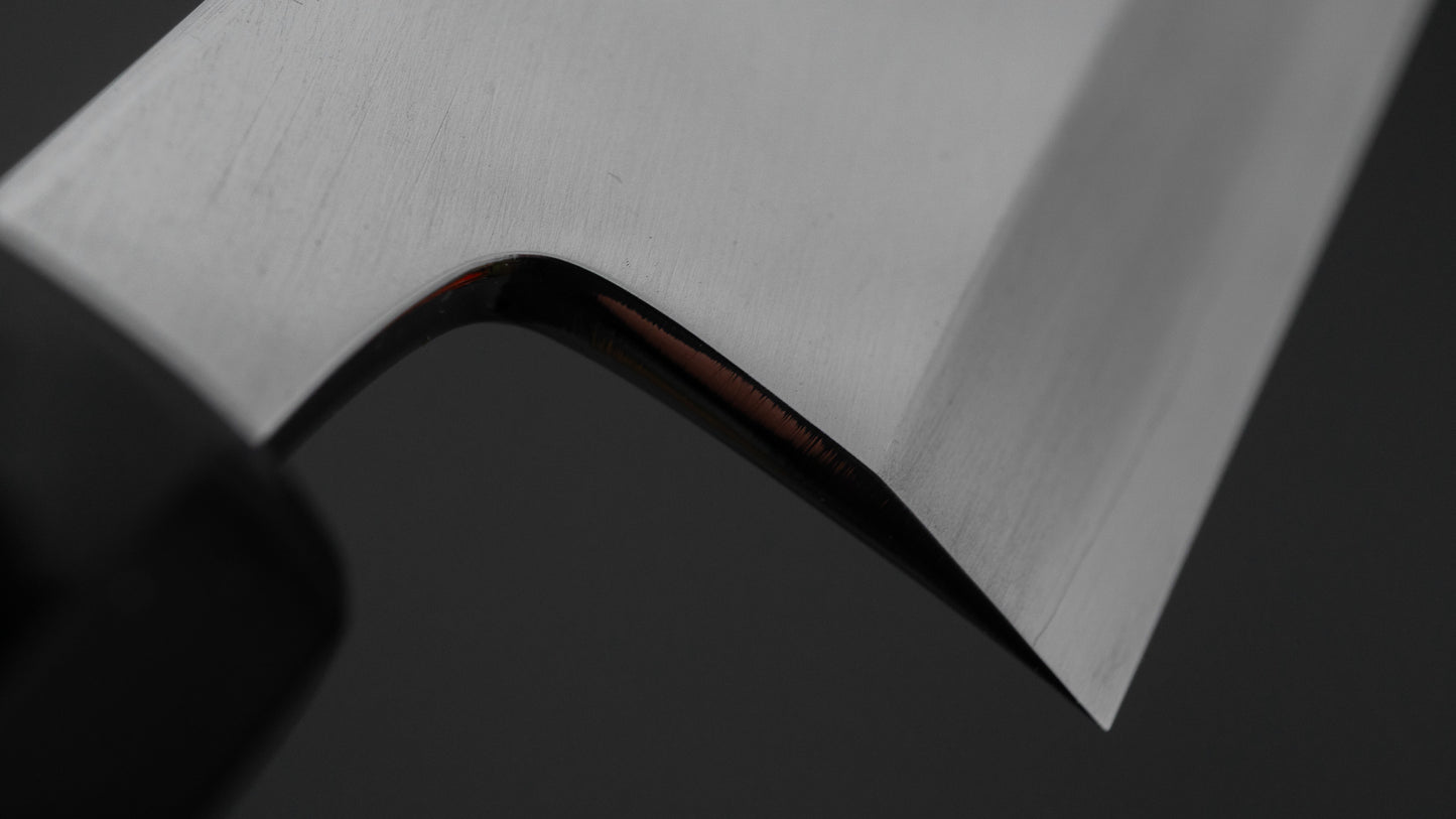 Hitohira Kikuchiyo Mosuke Silver #3 Mioroshi Deba 210mm Ho Wood Handle