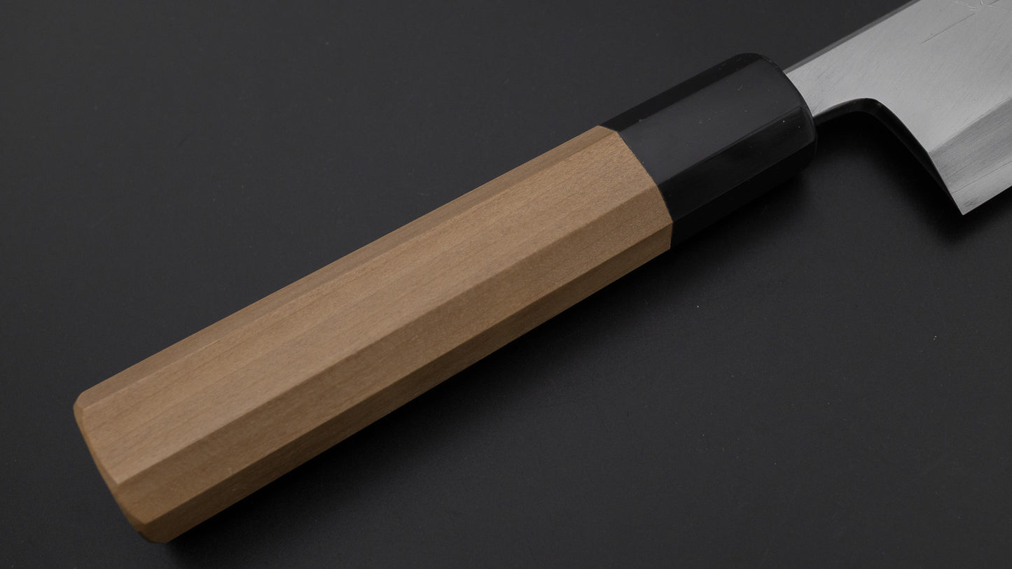 Hitohira Kikuchiyo Mosuke Silver #3 Mioroshi Deba 210mm Ho Wood Handle