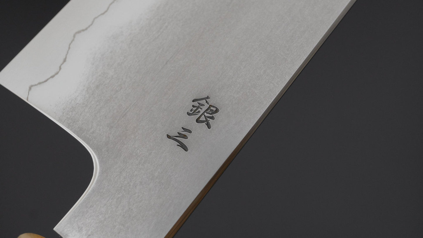 Tetsujin Silver #3 Kasumi Gyuto 240mm Yakusugi Cedar Handle