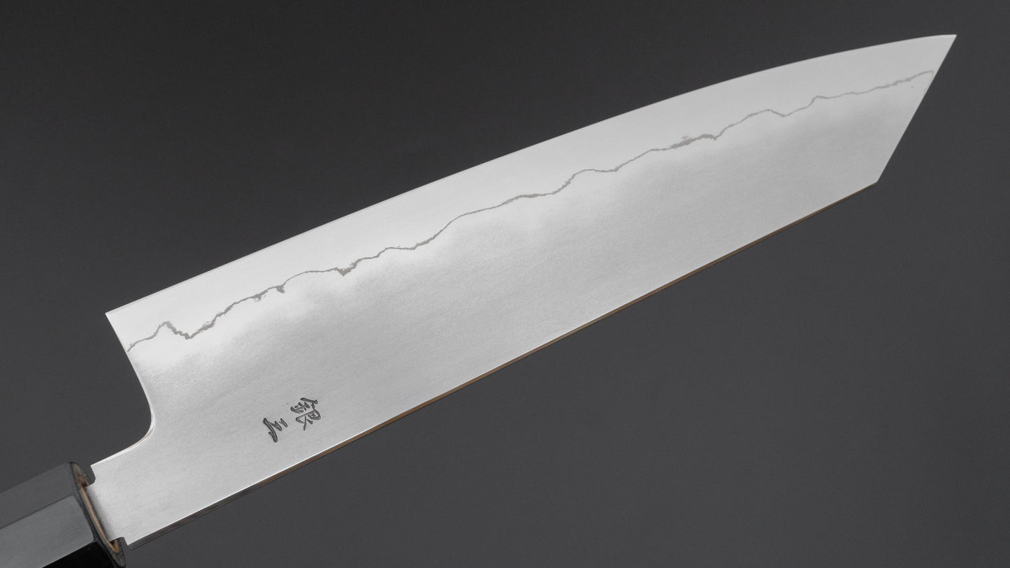 Tetsujin Zilver #3 Kasumi Kiritsuke Gyuto 210 mm Yakusugi cederhouten handvat