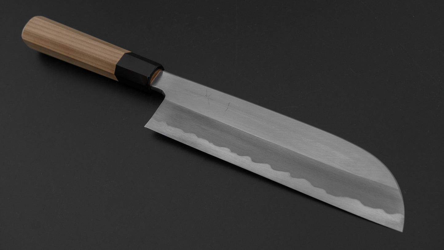 Hitohira Tanaka Mosuke Blue #1 Kamagata Usuba 210mm Ho Wood Handle (Saya)