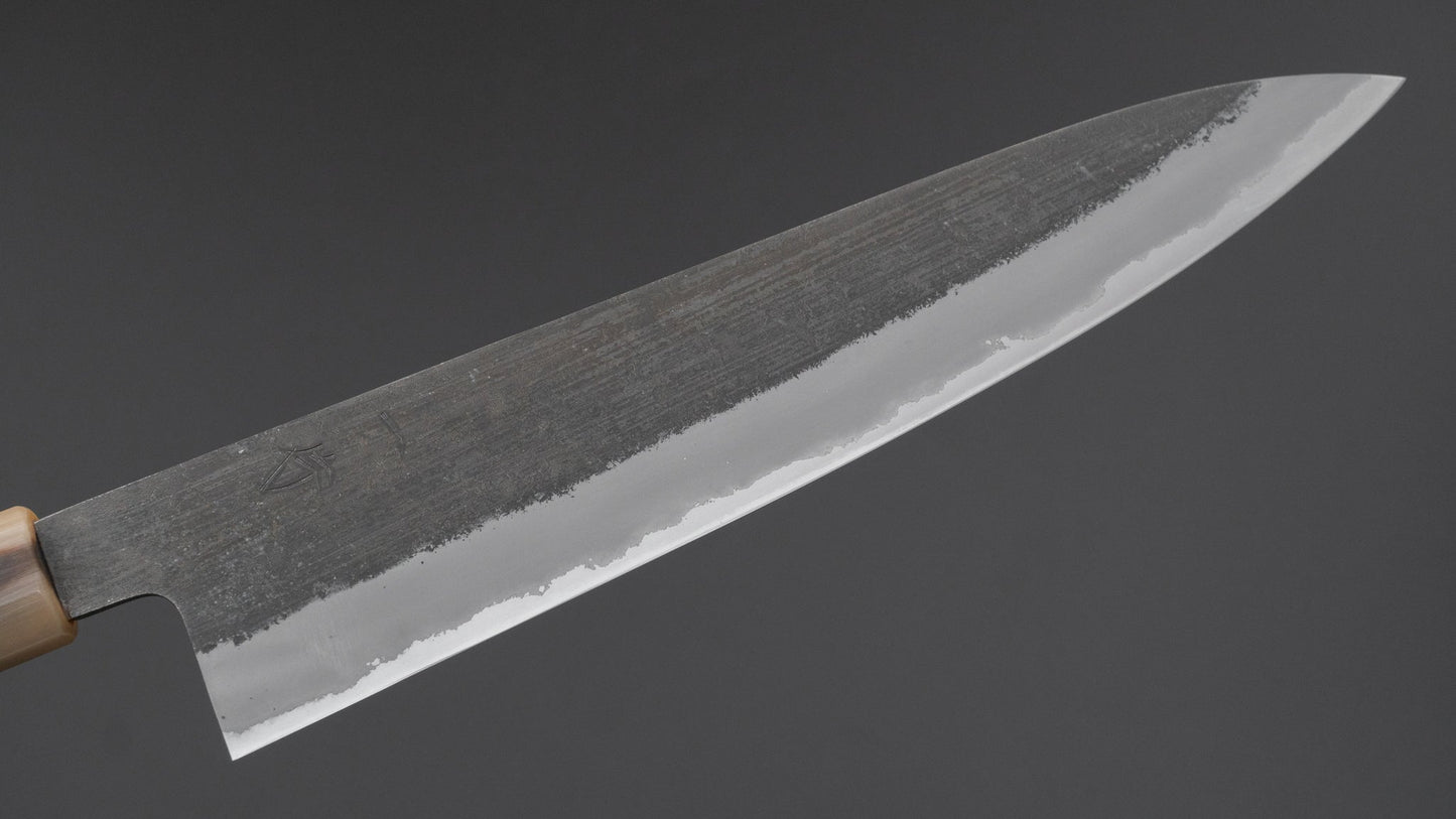 Hitohira Hinode Nashiji White #2 Stainless Clad Gyuto 240mm Taihei Wood Handle