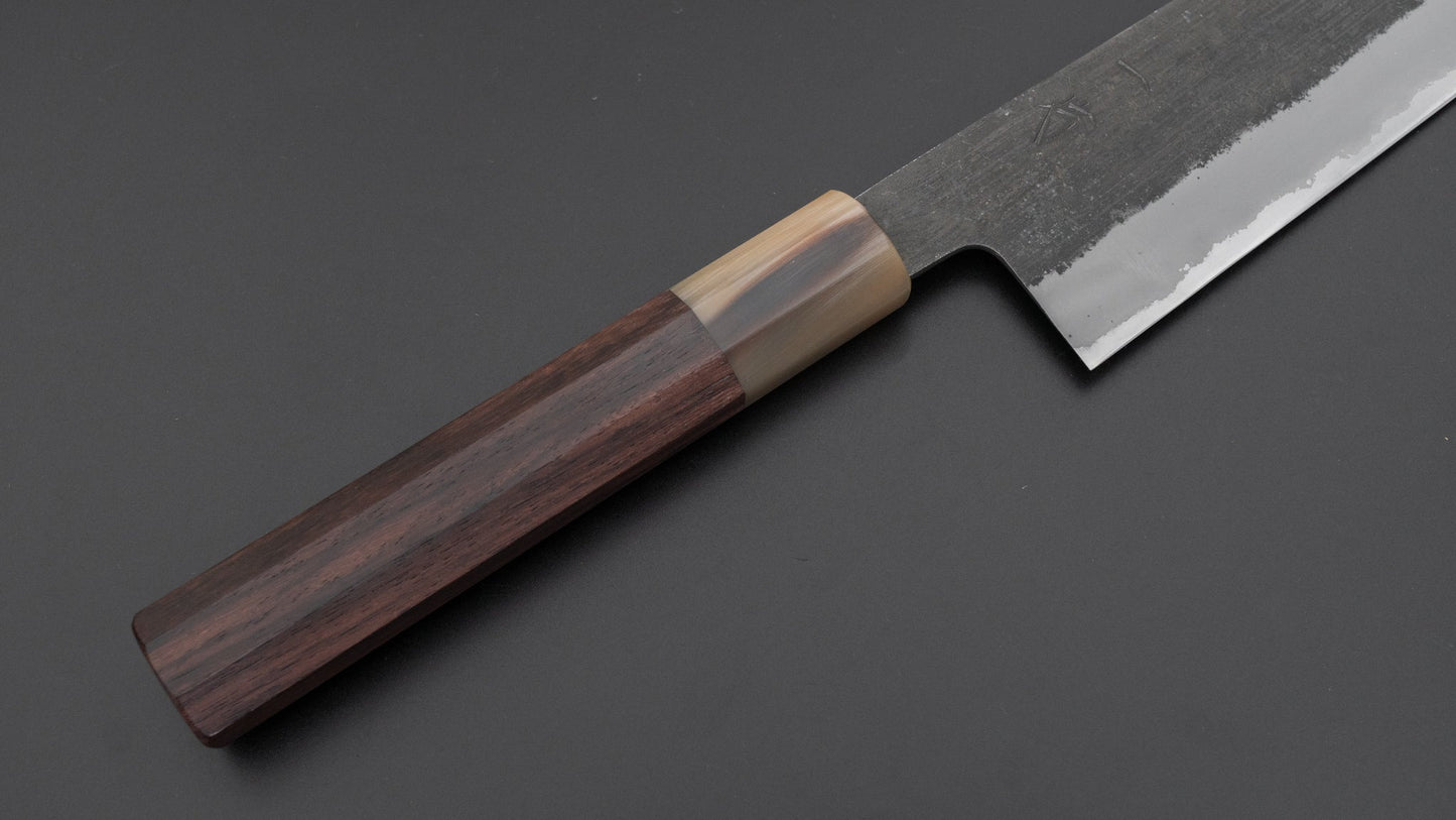 Hitohira Hinode Nashiji White #2 Stainless Clad Gyuto 240mm Taihei Wood Handle