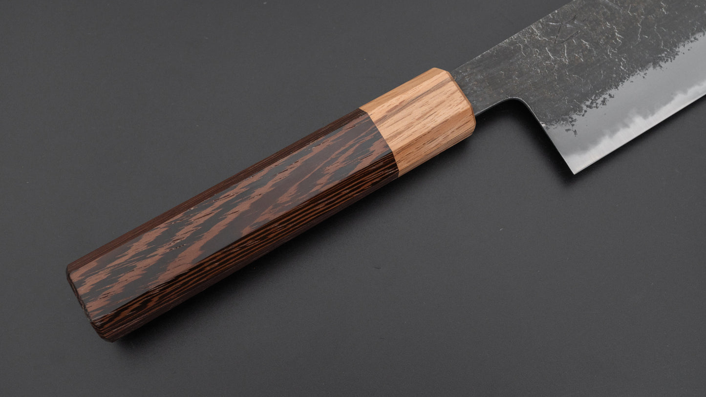 Hitohira Hinode Nashiji White #2 Nakiri 165mm Wenge/Oak Handle