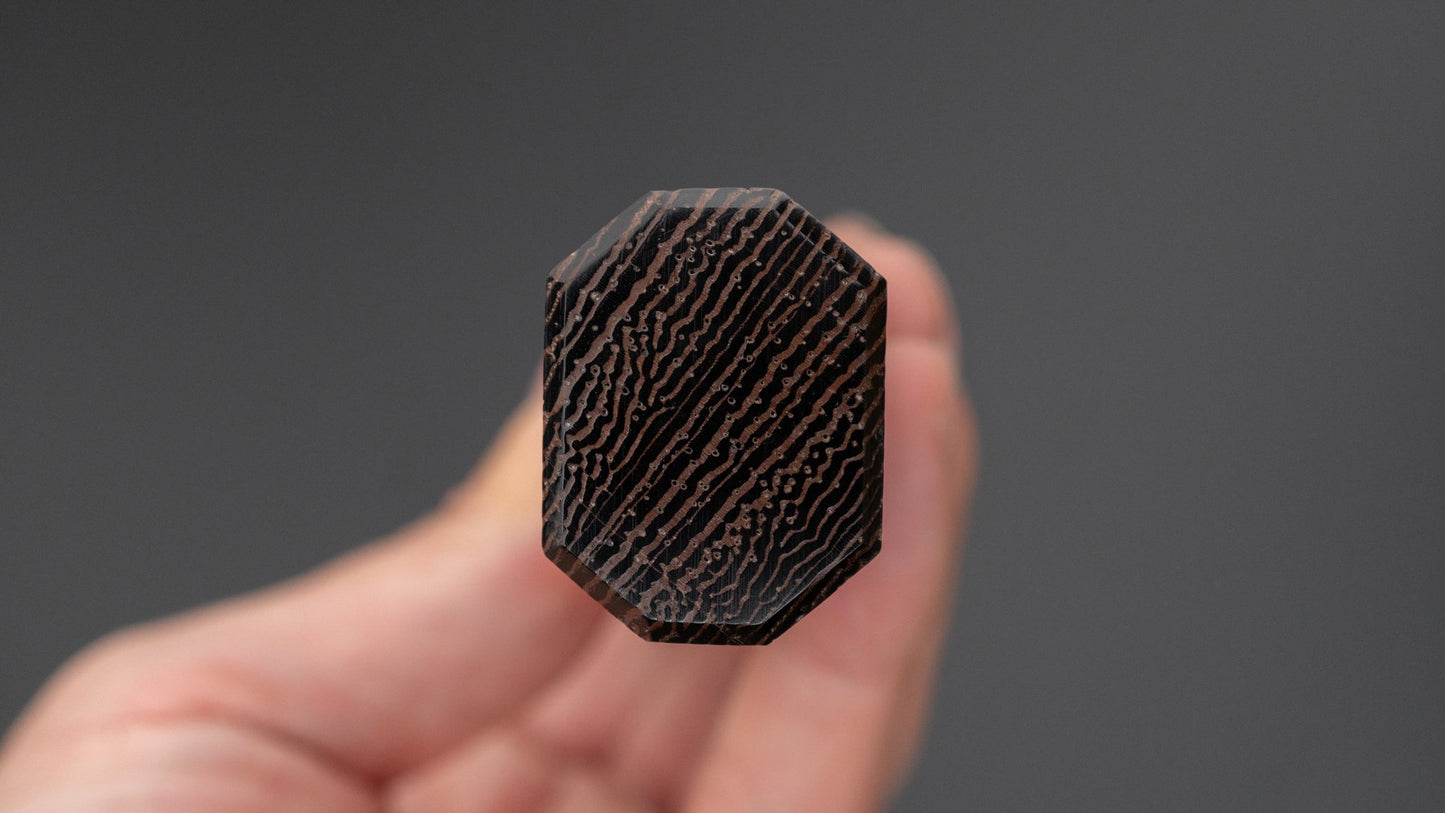 Hitohira Hinode Nashiji White #2 Santoku 180mm Wenge/Oak Handle