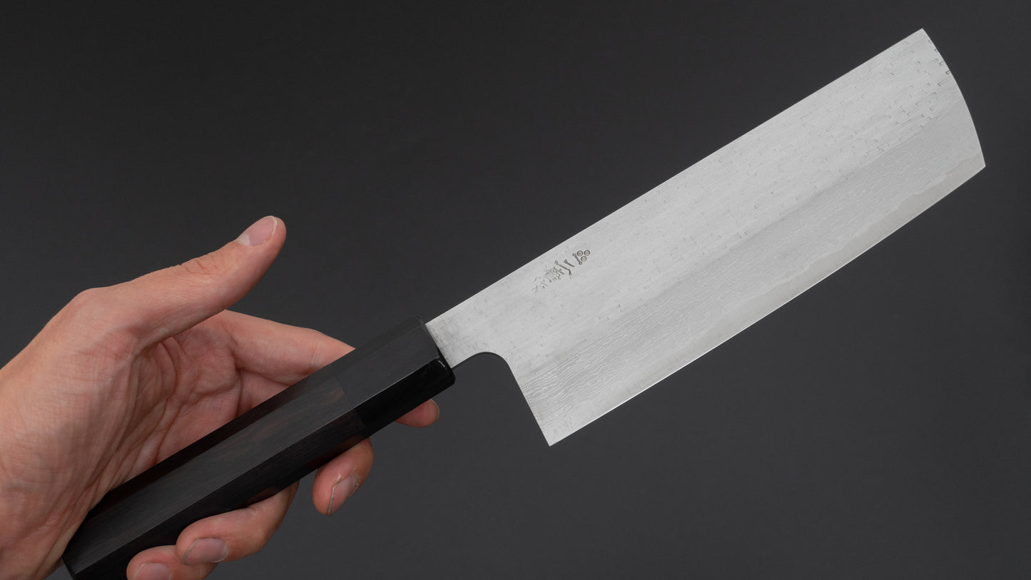 Nigara VG XEOS Nakiri 165 mm ebbenhouten handvat