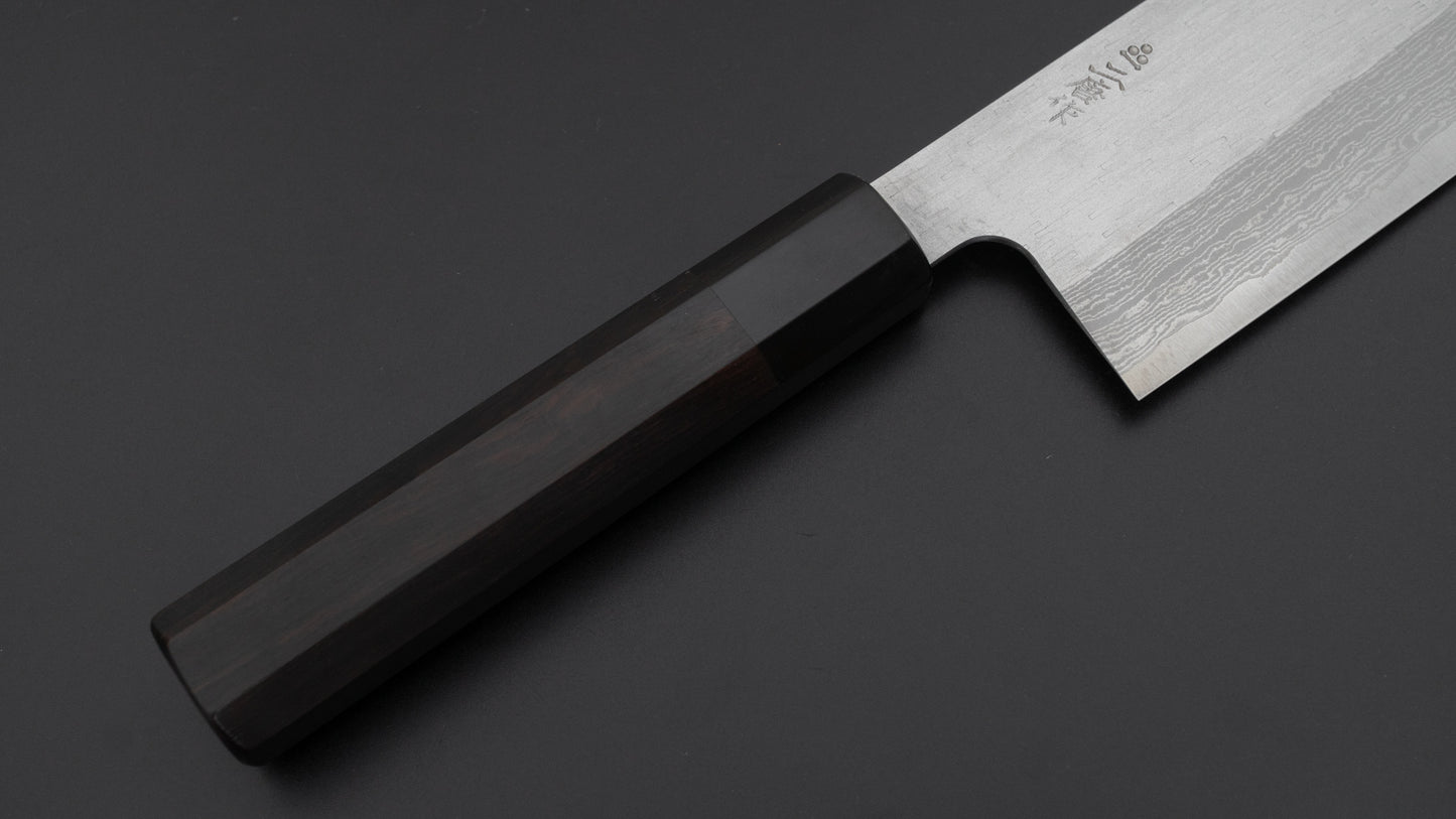 Nigara VG XEOS Nakiri 165 mm ebbenhouten handvat