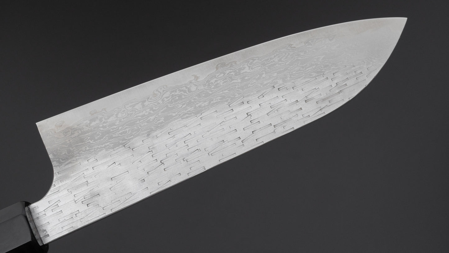 Nigara VG XEOS Santoku 170 mm ebbenhouten handvat