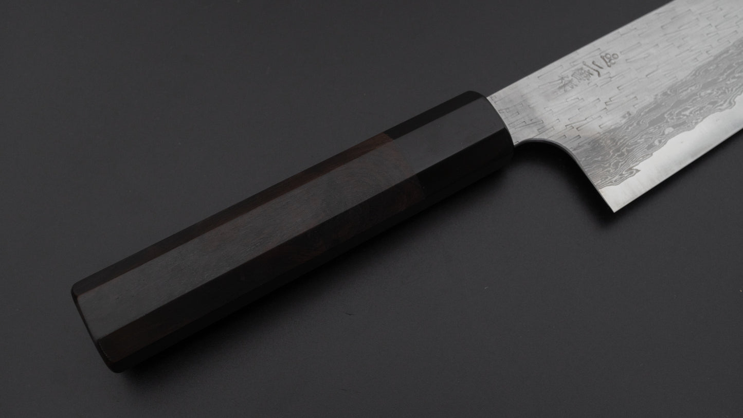 Nigara VG XEOS Santoku 170 mm ebbenhouten handvat