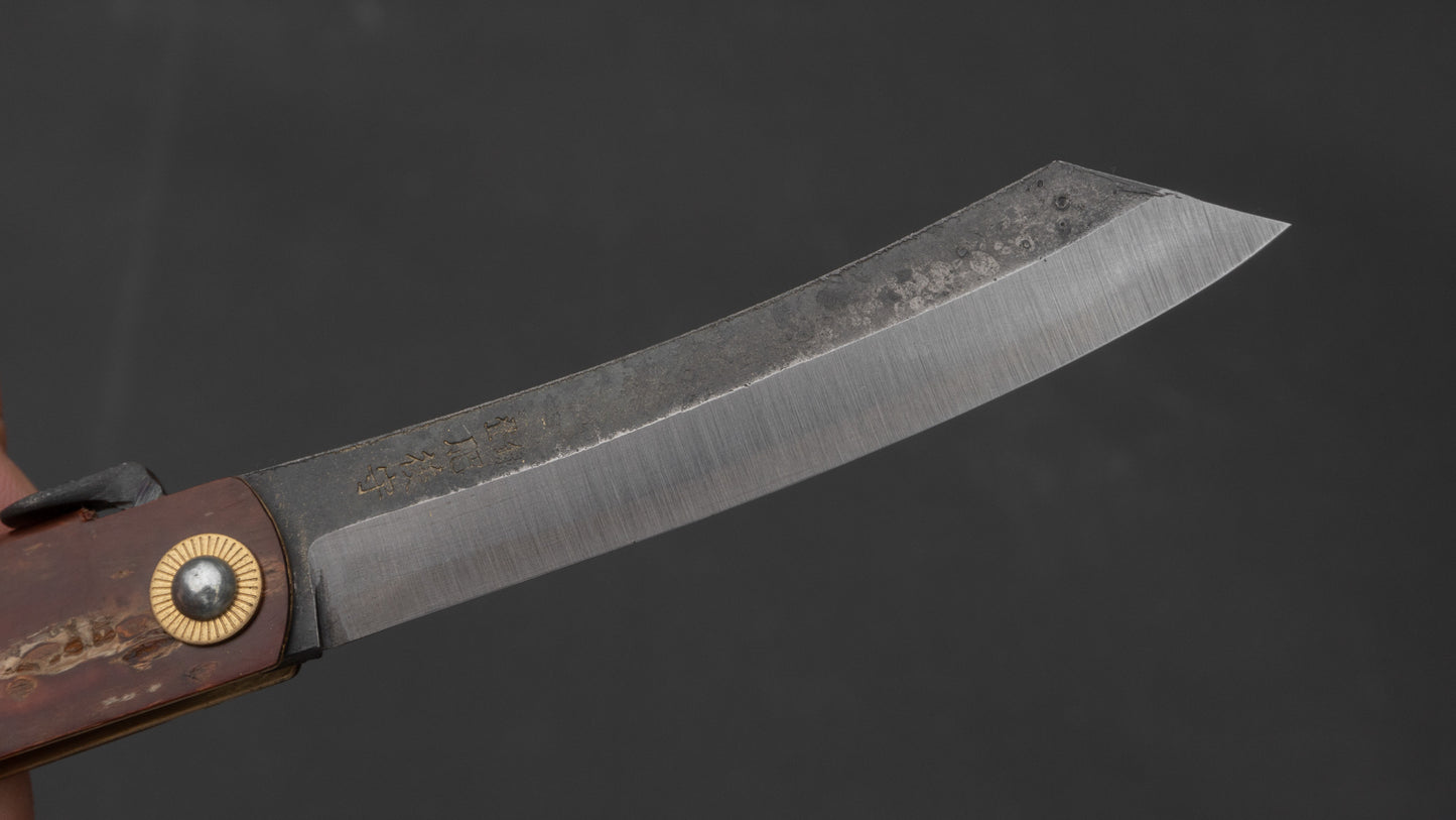 Higonokami Custom Folding Knife X Large Sakura Skin Handle (#12)