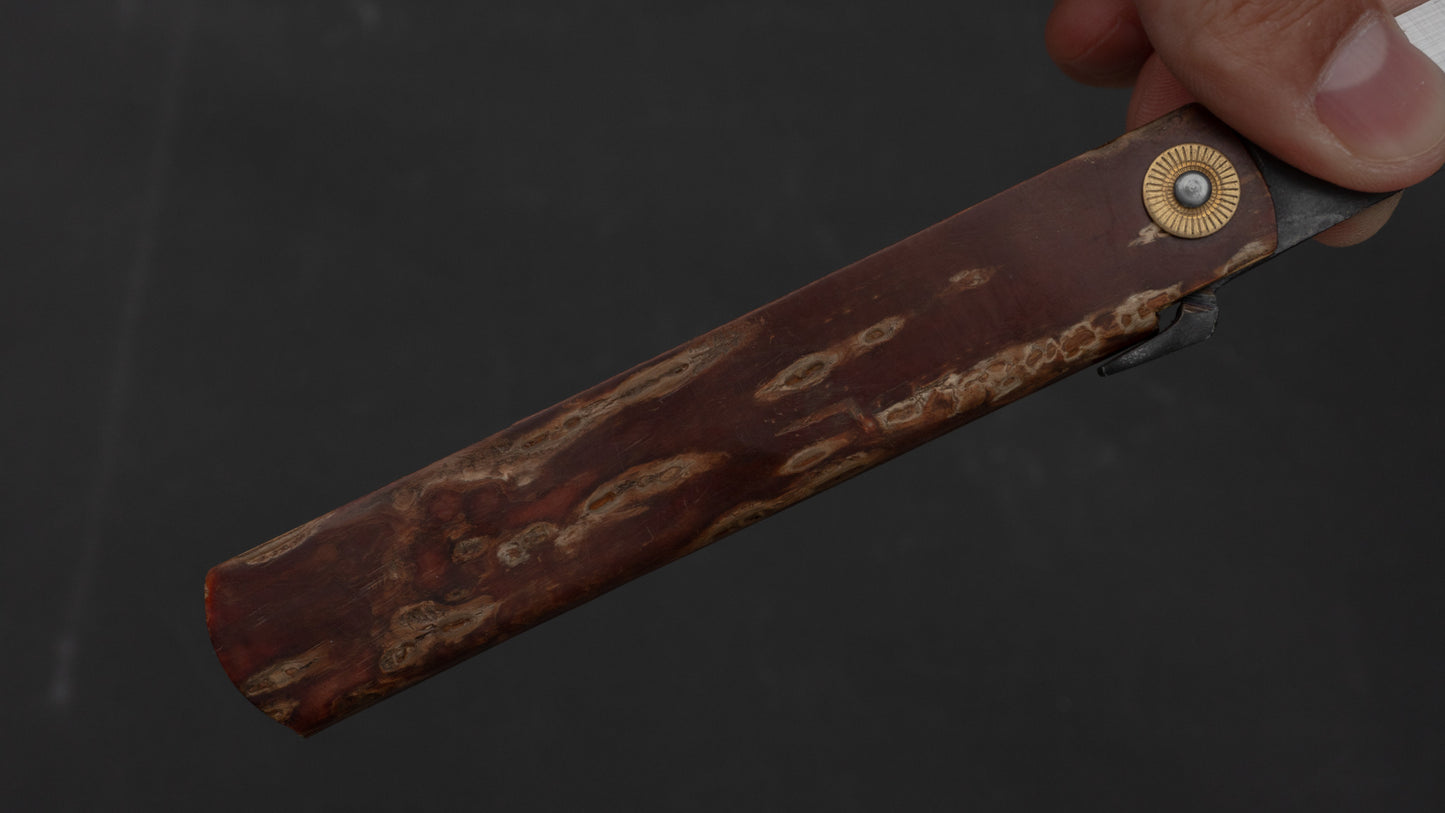 Higonokami Custom Folding Knife X Large Sakura Skin Handle (#12)