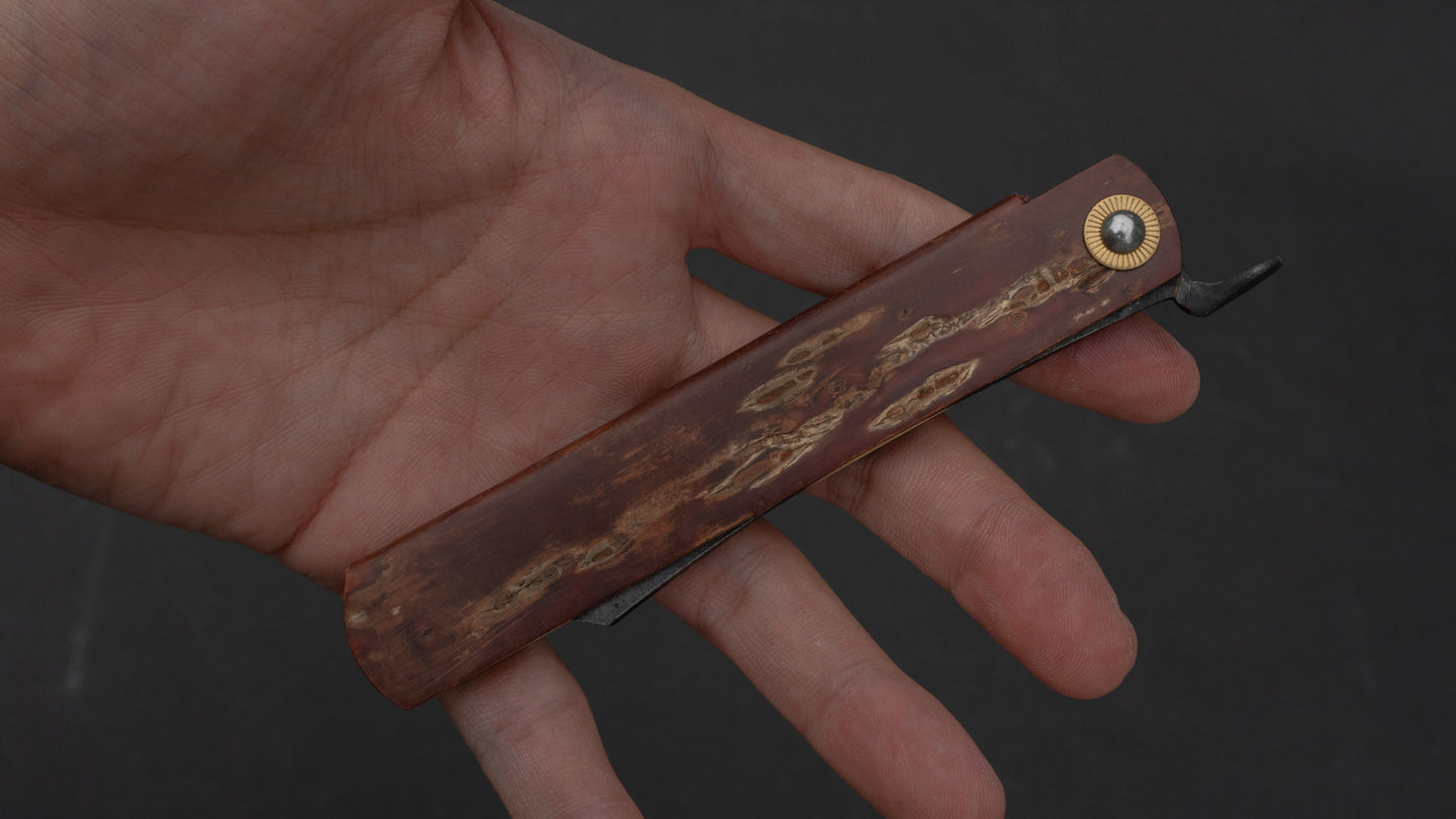 Higonokami Custom Folding Knife X Large Sakura Skin Handle (#12)