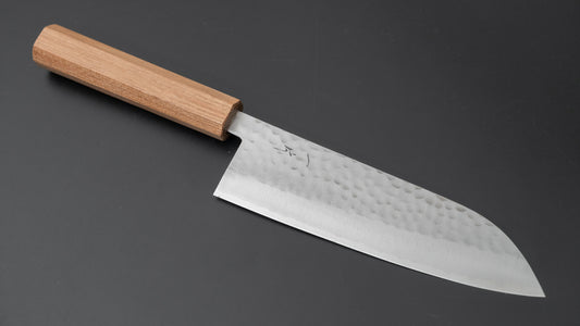 Hitohira NM Tsuchime Santoku 170mm Enju Handle