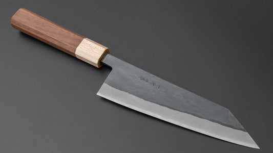 Hitohira TD Blue #2 Stainless Clad Kurouchi Bunka 170mm Walnut Handle