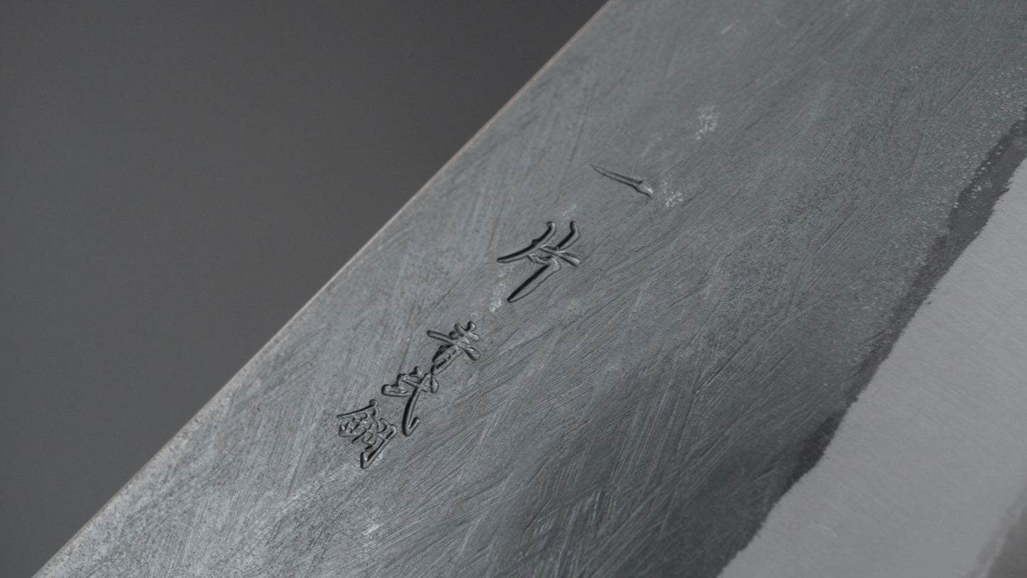 Hitohira TD Blue #2 Stainless Clad Kurouchi Bunka 170mm Walnut Handle