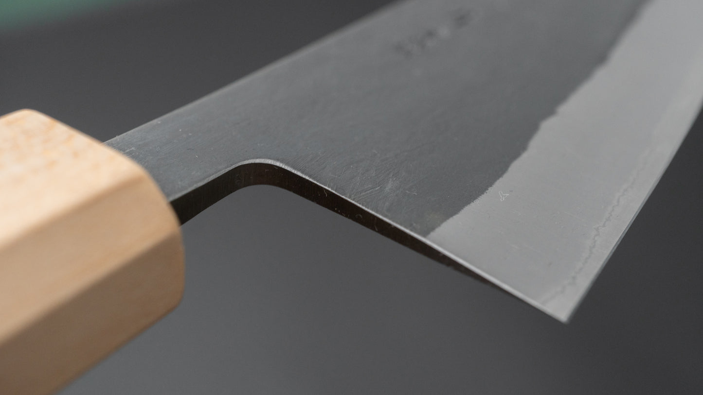 Hitohira TD Blue #2 Stainless Clad Kurouchi Bunka 170mm Walnut Handle