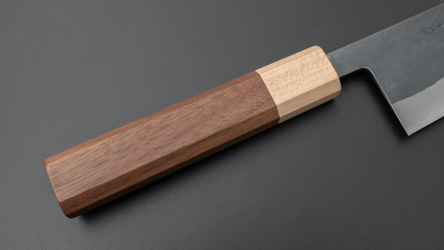 Hitohira TD Blue #2 Stainless Clad Kurouchi Bunka 170mm Walnut Handle