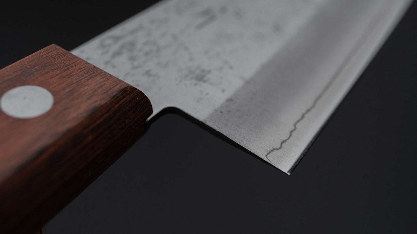 Hitohira S3 Nashiji Santoku 165 mm Pakka-handvat (geen bolster)