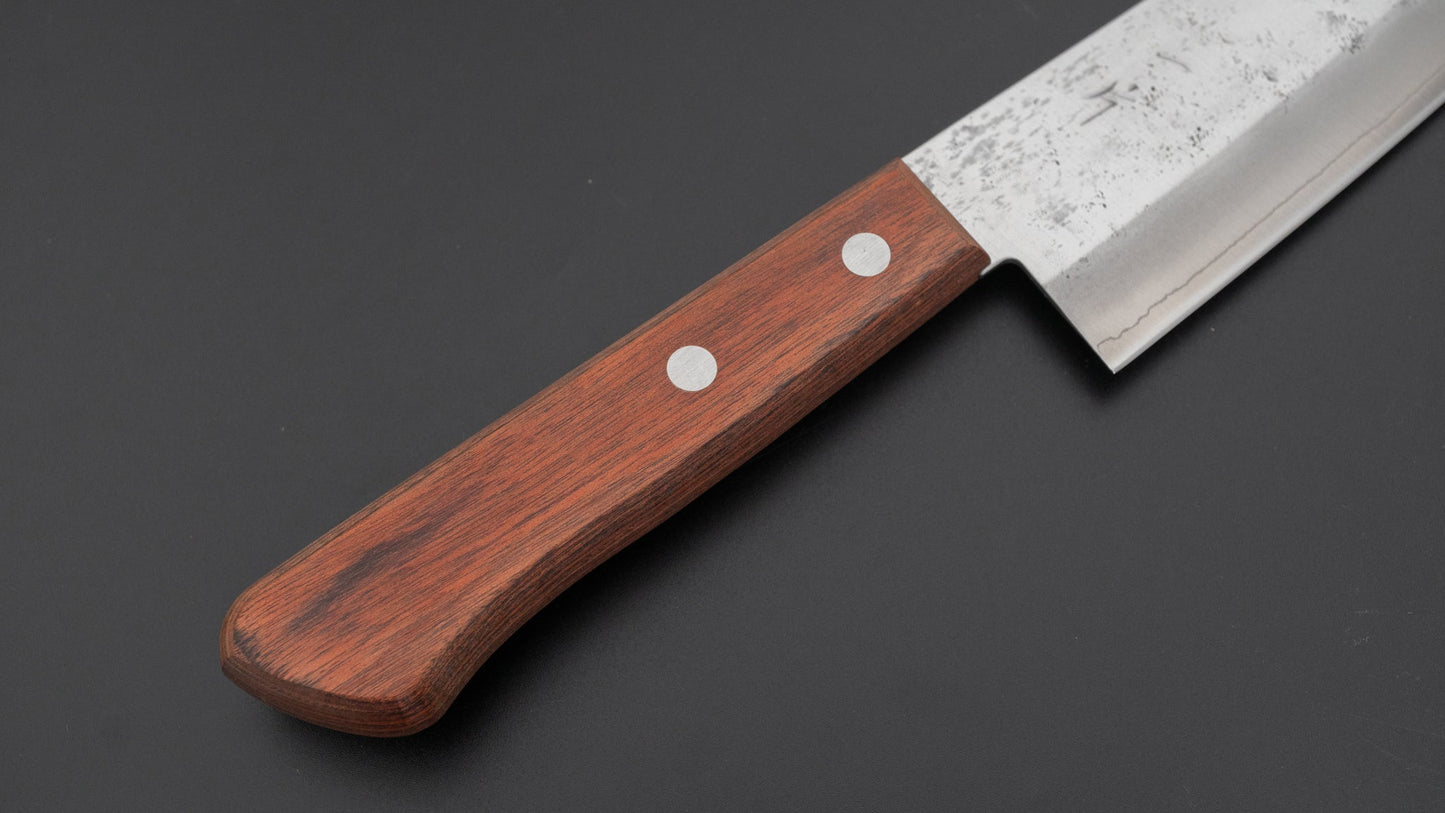 Hitohira S3 Nashiji Santoku 165 mm Pakka-handvat (geen bolster)