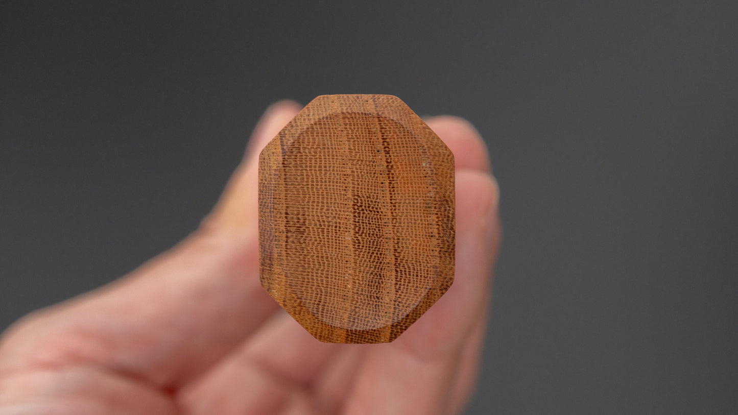 Hitohira Echizen SG2 Bunka 180 mm Keyaki Zelkova-handgreep