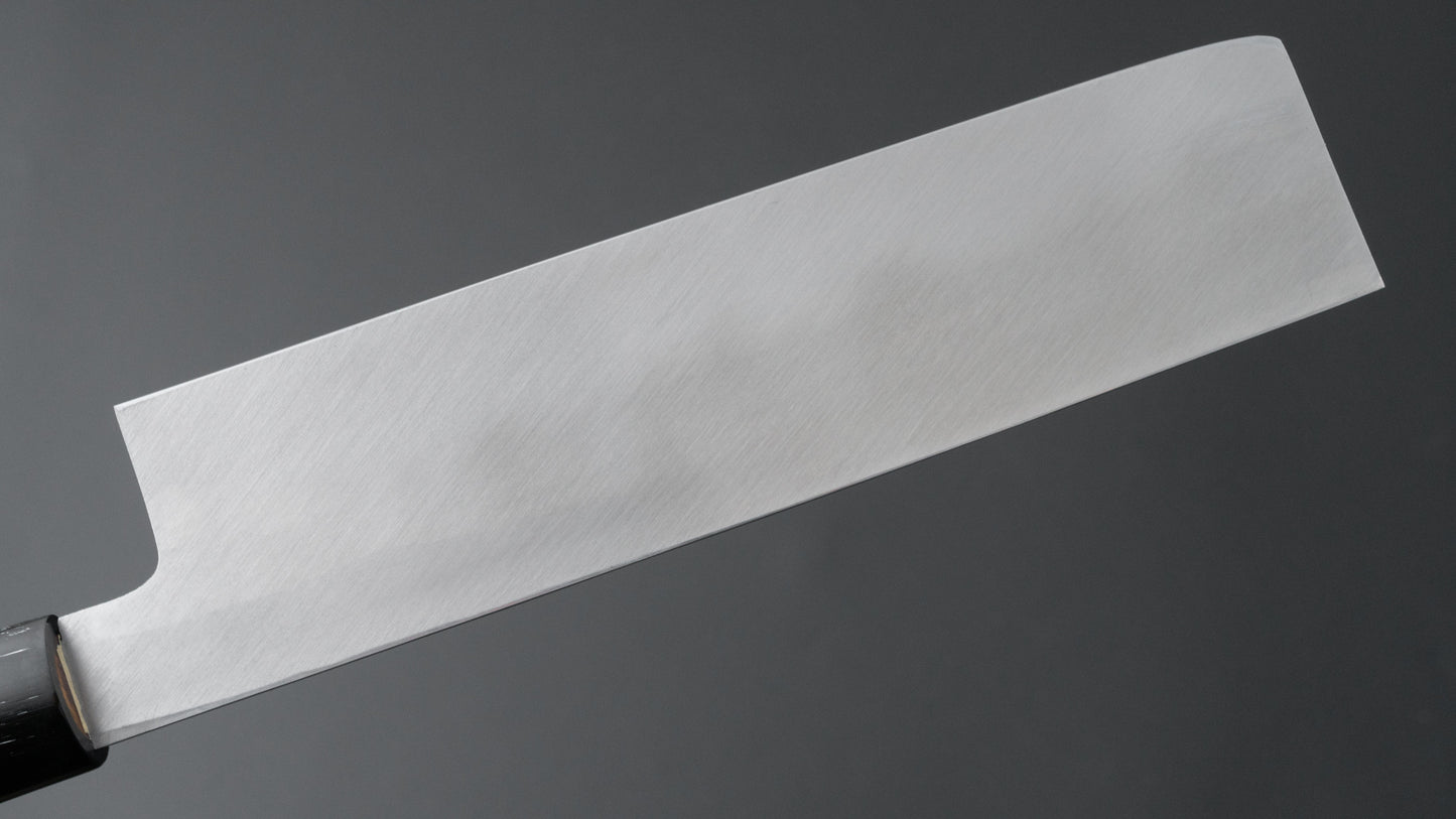 Hitohira Kikuchiyo Manzo White #3 Usuba 210mm Ho Wood Handle (D-Shape)