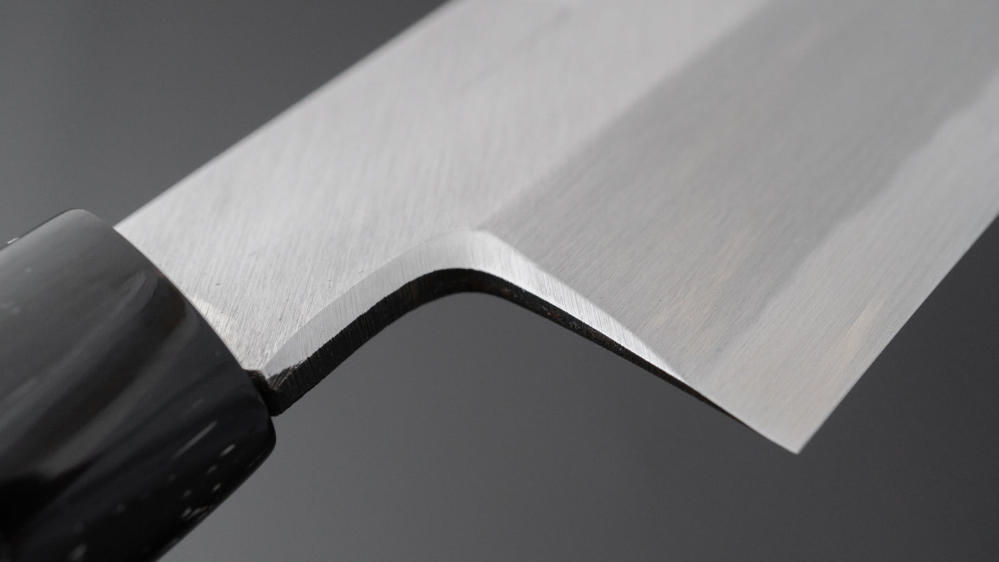 Hitohira Kikuchiyo Manzo White #3 Usuba 210mm Ho Wood Handle (D-Shape)