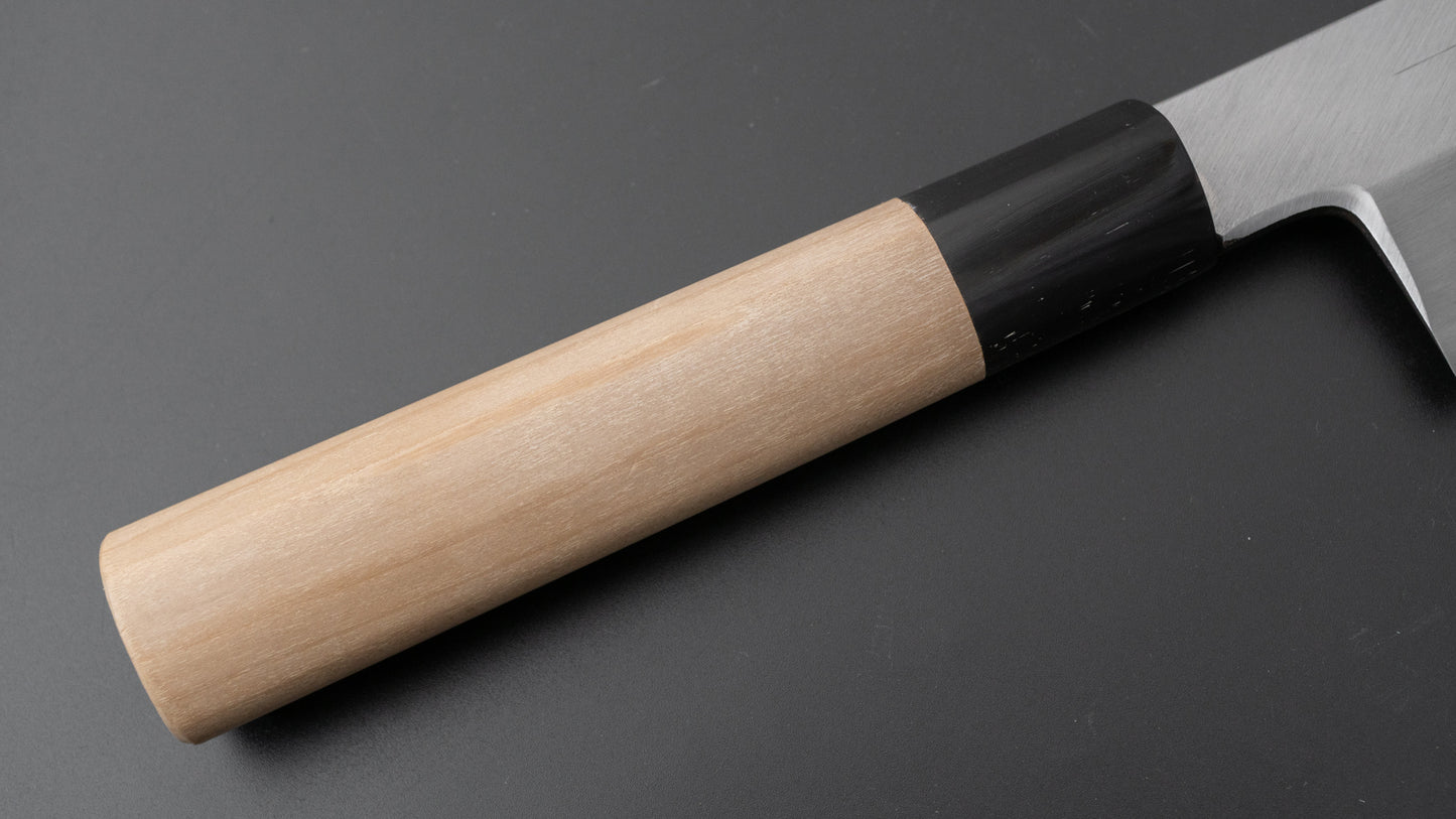 Hitohira Kikuchiyo Manzo White #3 Usuba 210mm Ho Wood Handle (D-Shape)
