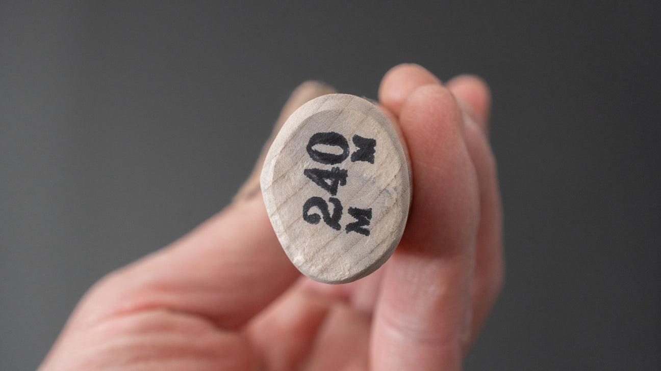 Morihei Munetsugu White #2 Left-Handed Yanagiba 240mm Ho Wood Handle