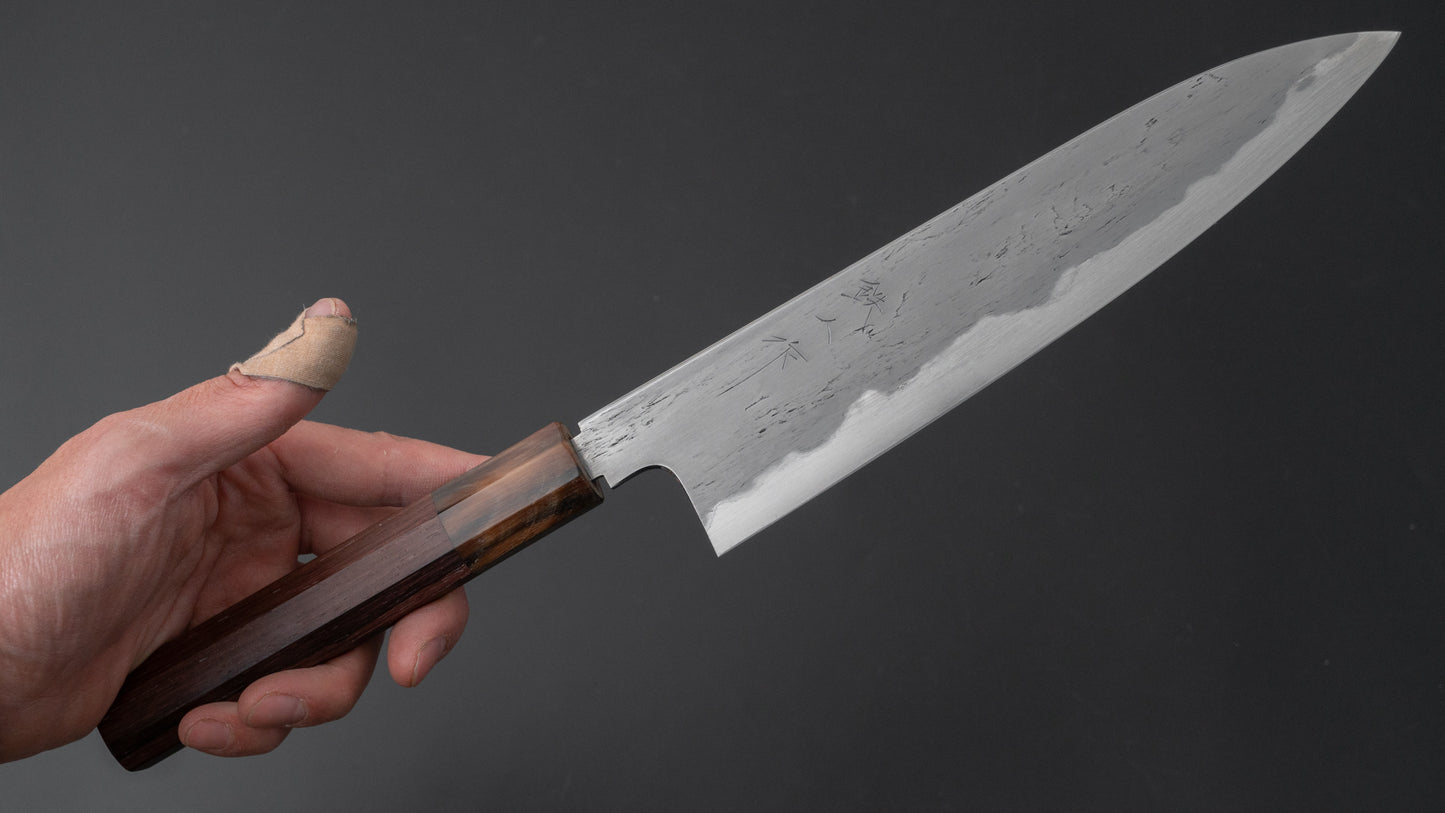 Tetsujin Special Blue #2 Rentetsu Gyuto 210mm Taihei Wood Handle (#01)