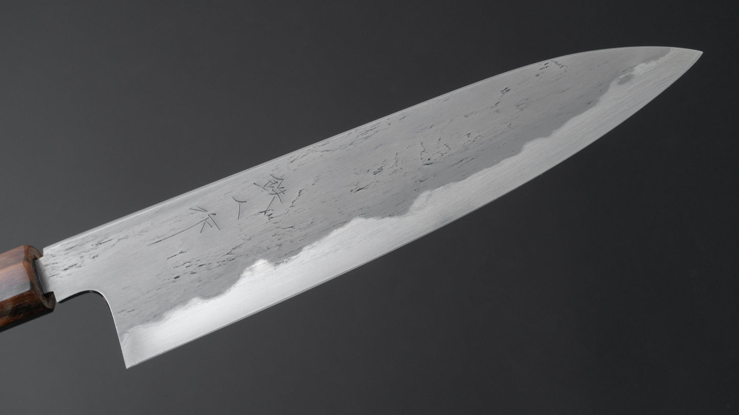 Tetsujin Special Blue #2 Rentetsu Gyuto 210mm Taihei Wood Handle (#01)