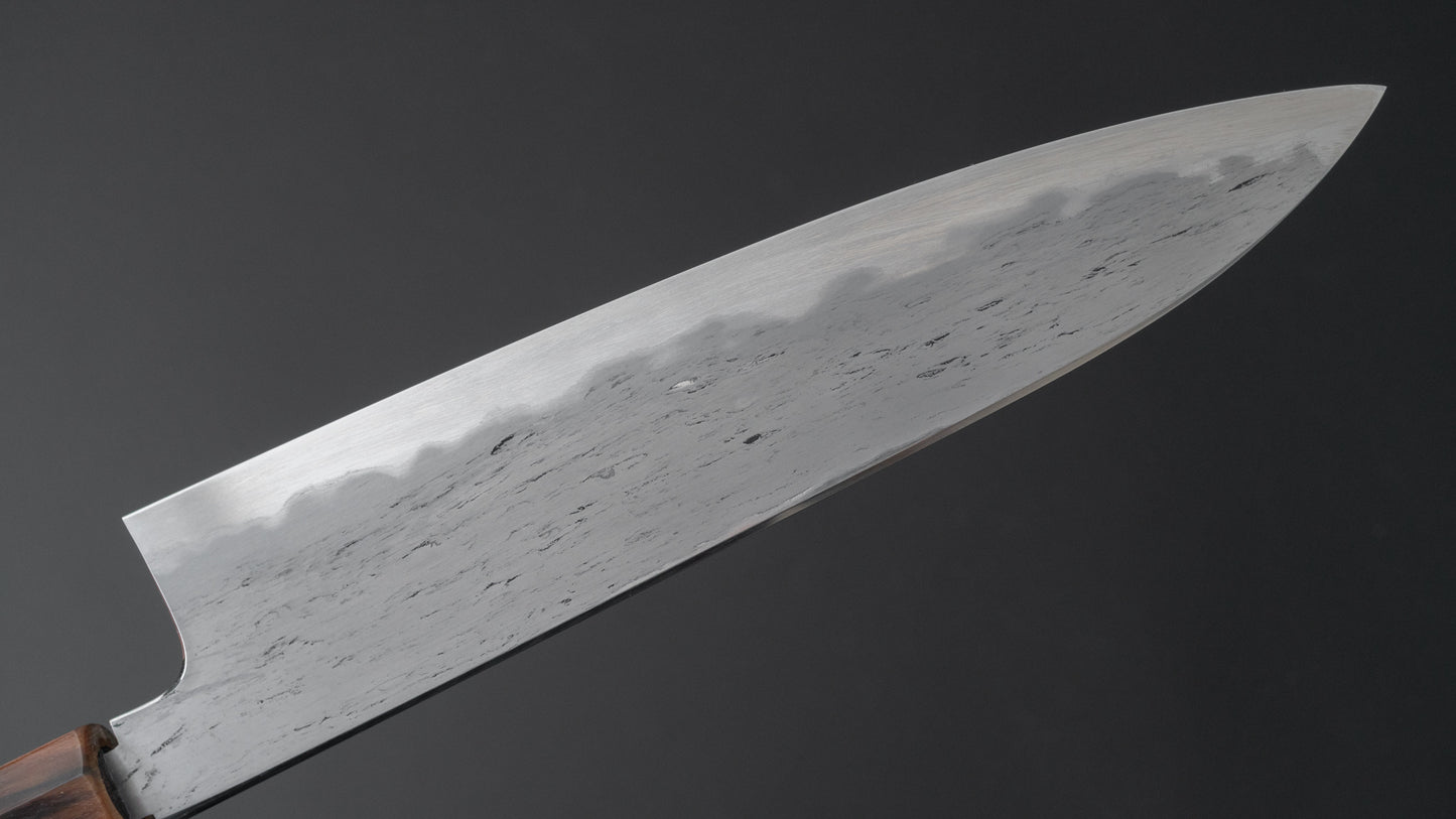 Tetsujin Special Blue #2 Rentetsu Gyuto 210mm Taihei Wood Handle (#01)