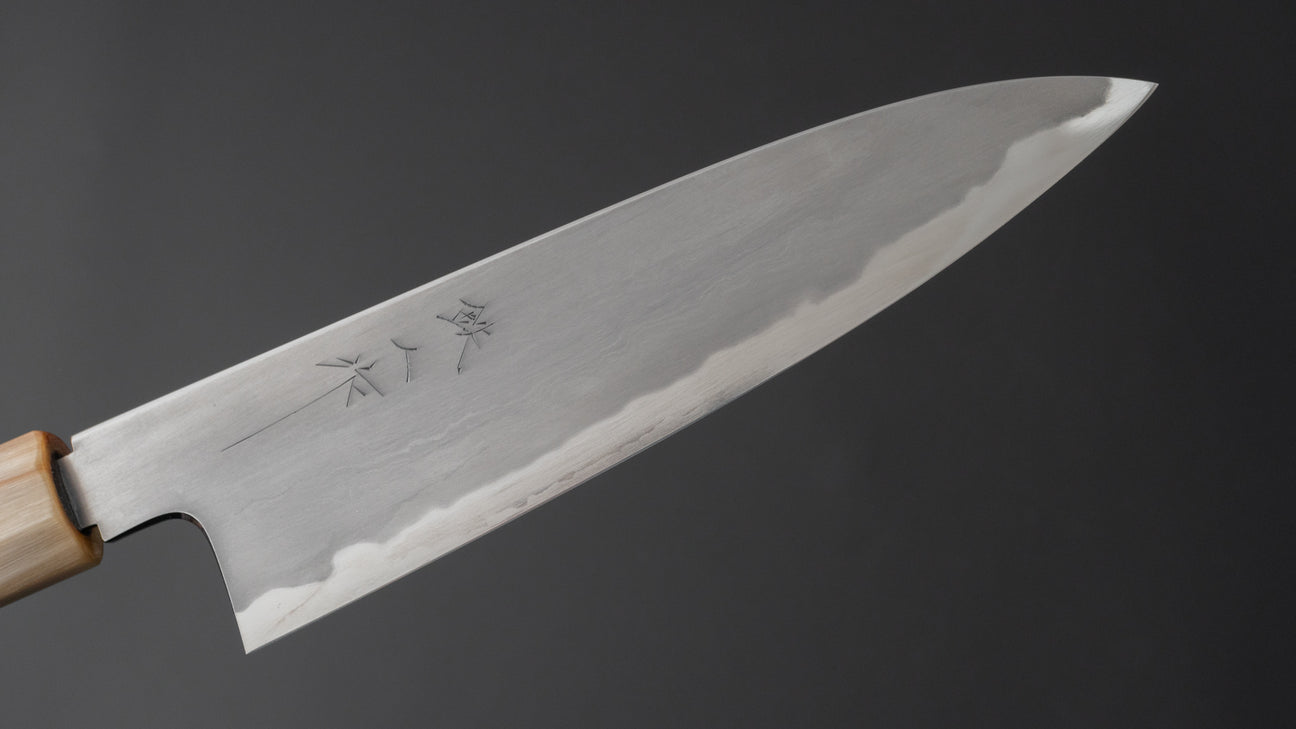 Tetsujin Blue #2 Kasumi Gyuto 180 mm Taihei palissanderhouten handvat
