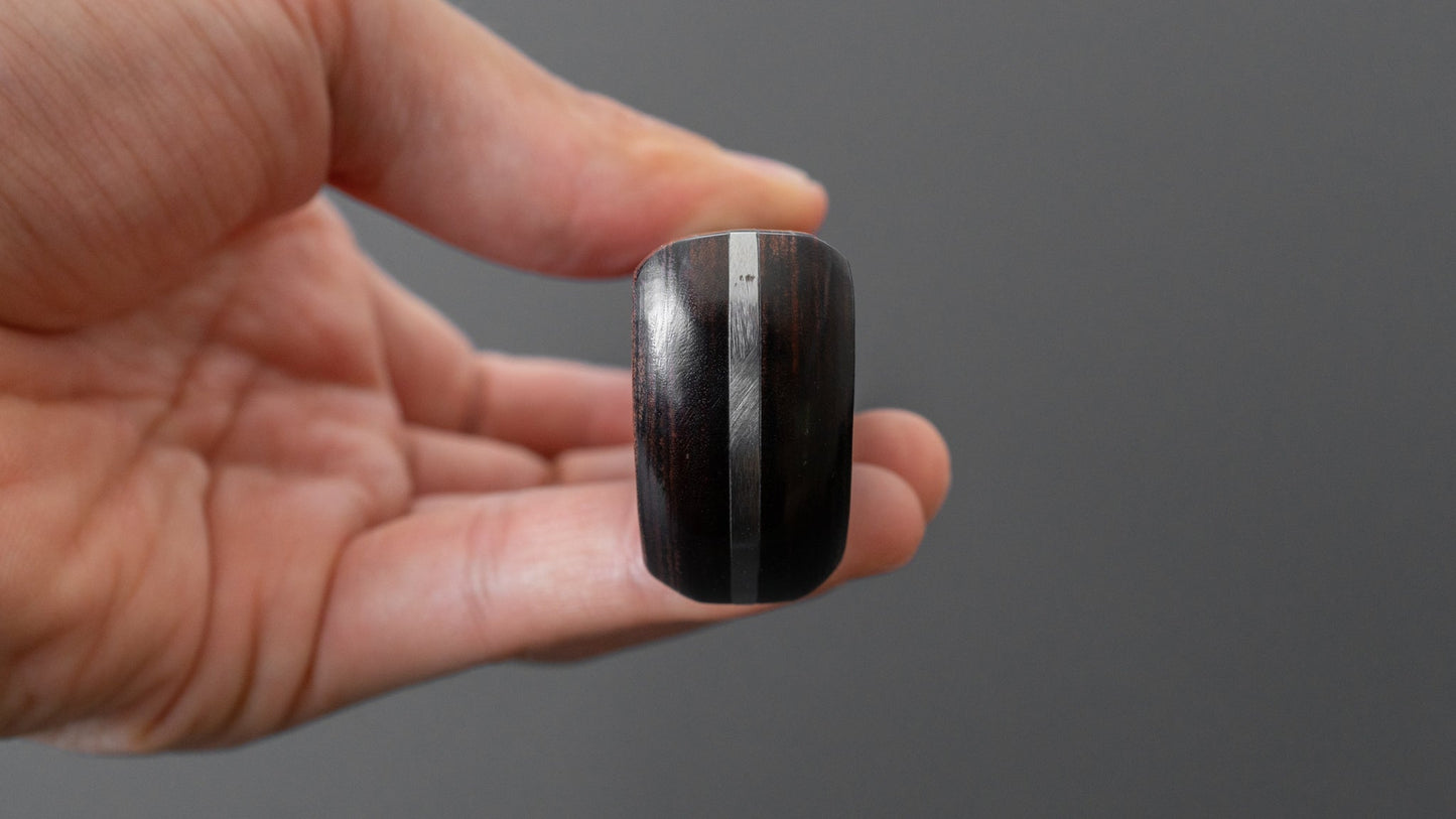 Hitohira KH Stainless Santoku 180mm Imitation Mahogany Handle