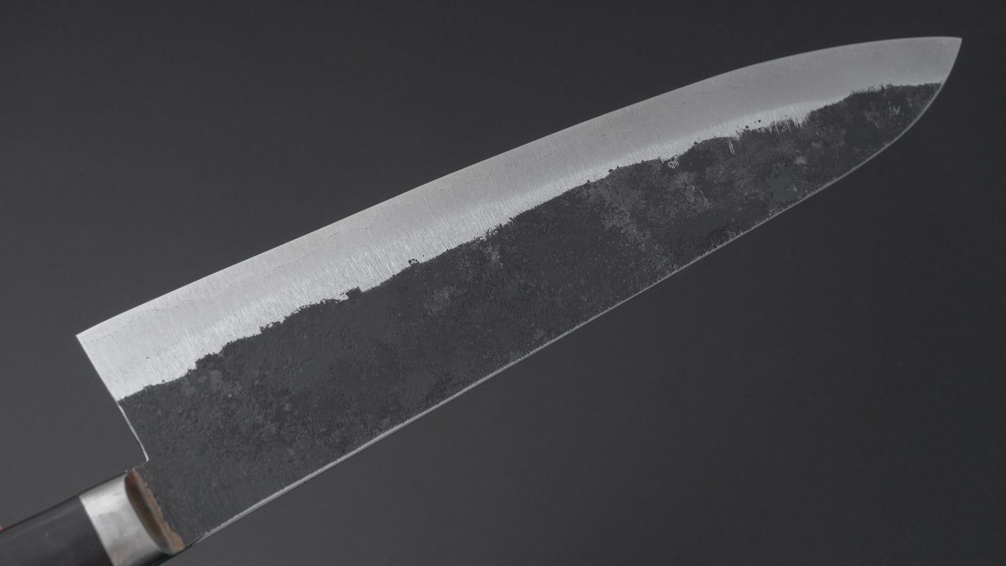 Morihei Hisamoto Kurouchi White #1 Gyuto 300mm Pakka Handle (Thick)