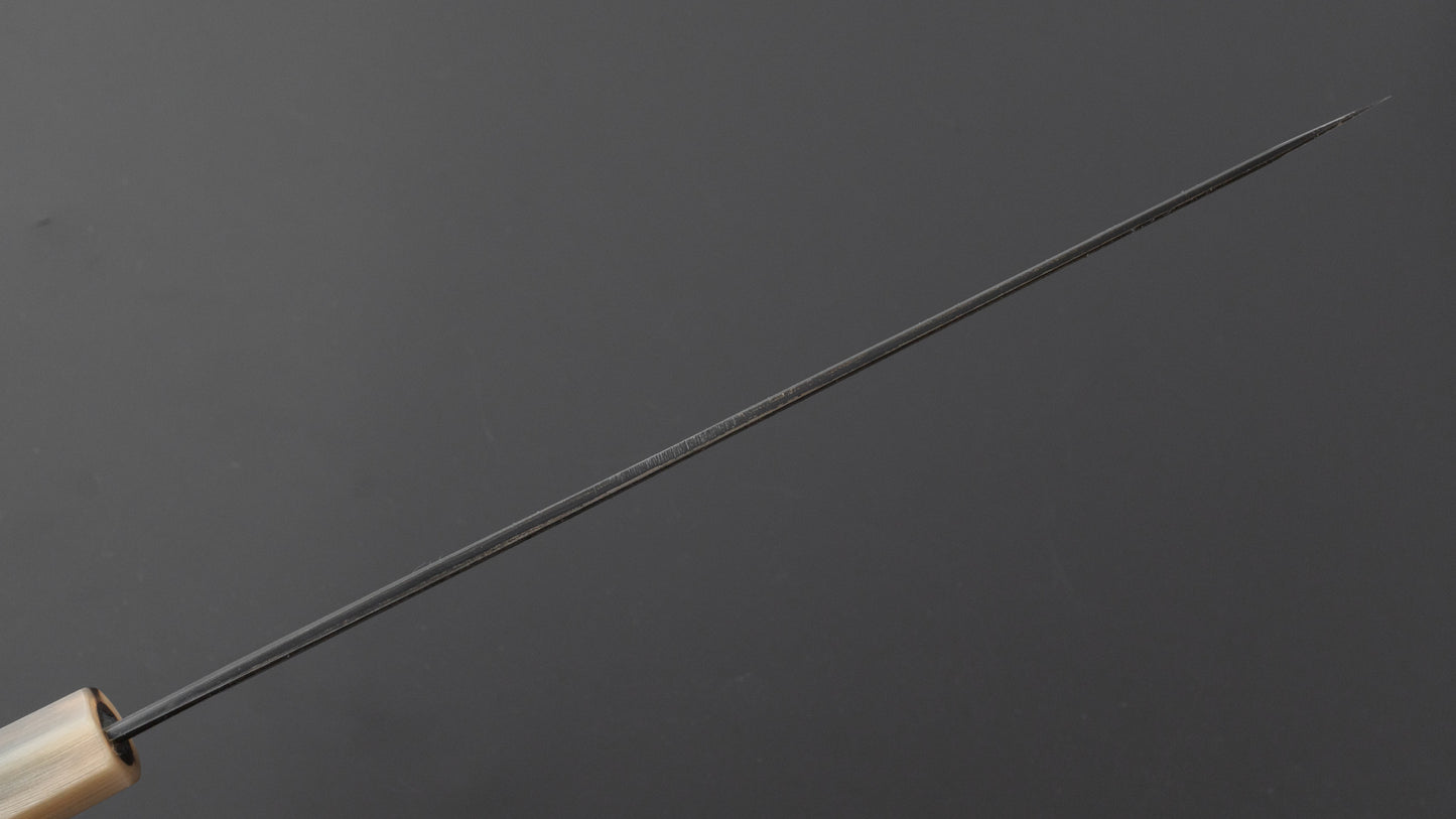 Hitohira Tanaka Kyuzo Vintage Swedish Carbon Kurouchi Gyuto 240mm Ziricote Handle (Saya)