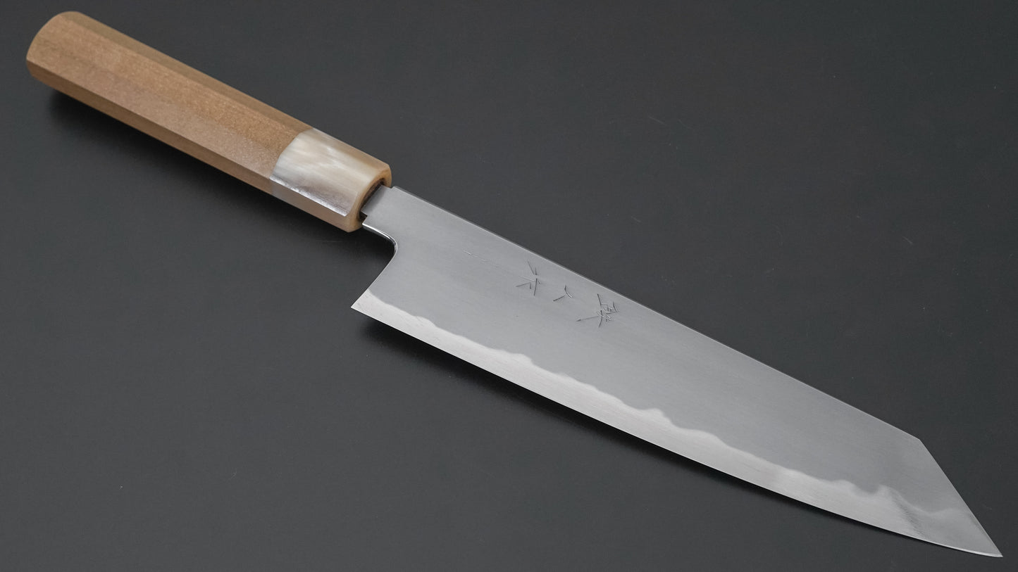 Tetsujin Blue #2 Kasumi Kiritsuke Gyuto 210 mm Ho houten handvat