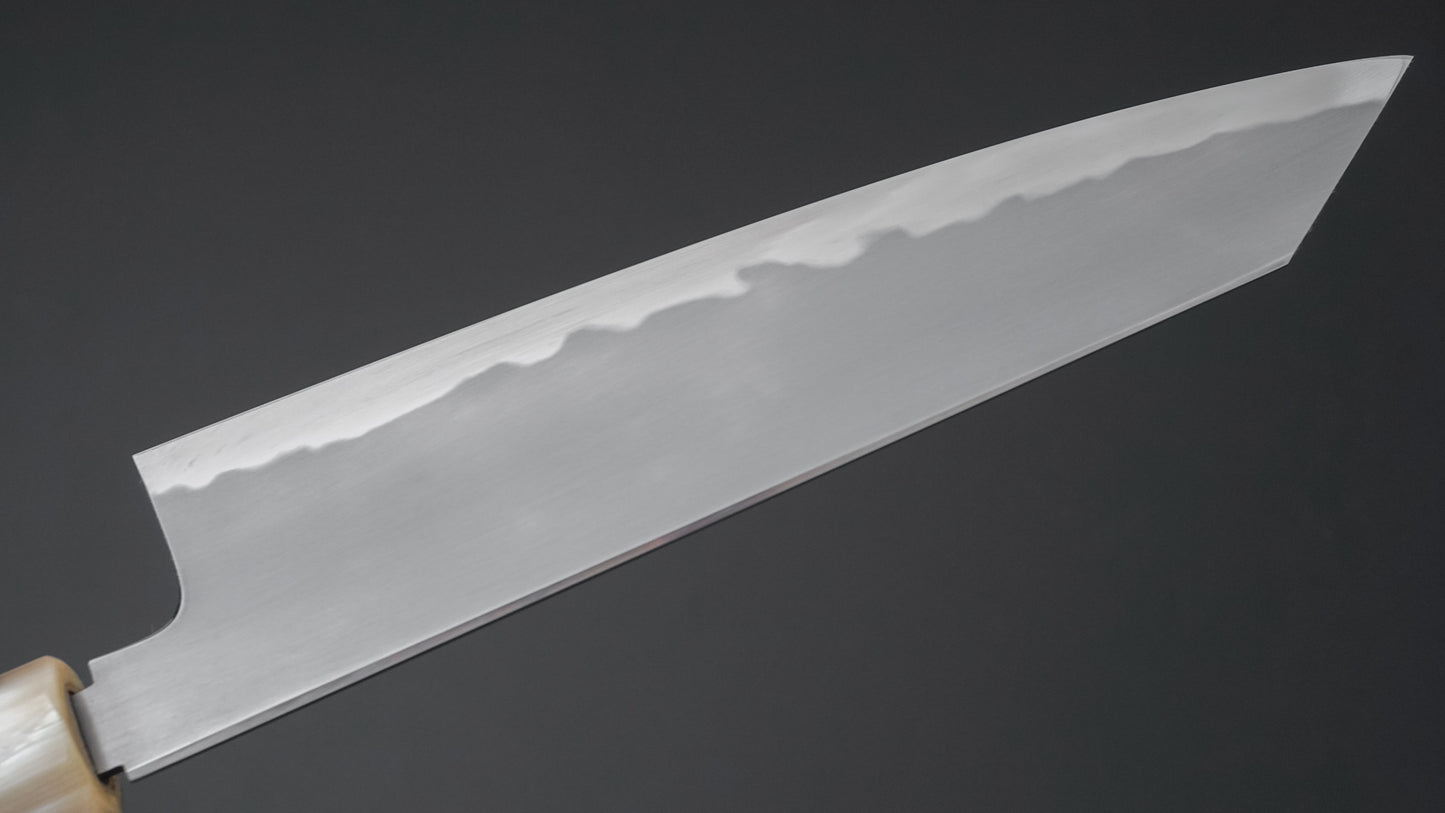 Tetsujin Blue #2 Kasumi Kiritsuke Gyuto 210 mm Ho houten handvat