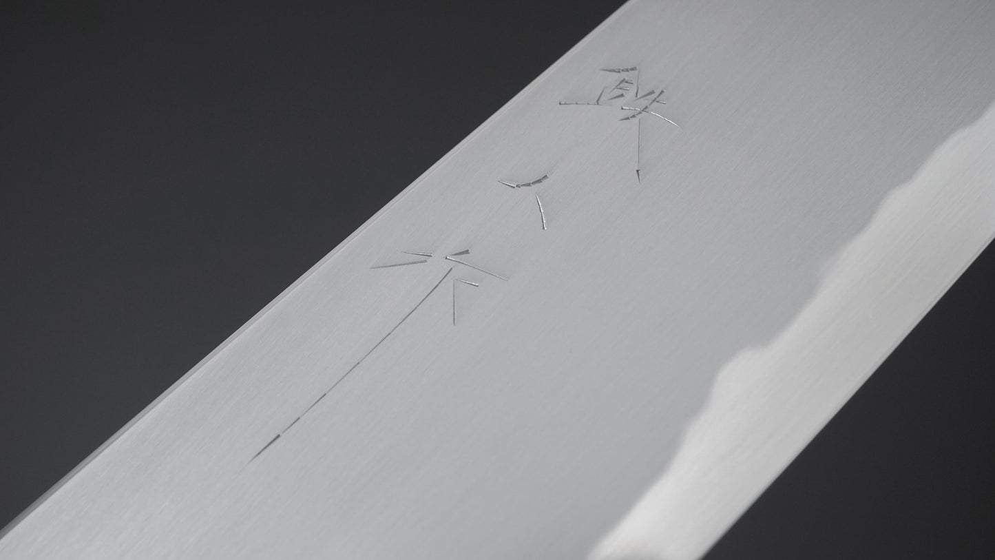 Tetsujin Blue #2 Kasumi Kiritsuke Gyuto 210 mm Ho houten handvat