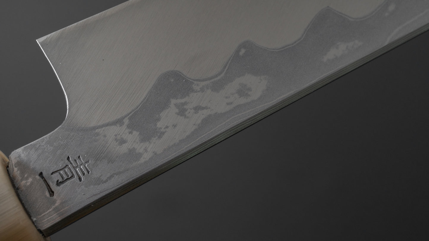 Hitohira Kikuchiyo Mosuke Kikko Blue #1 Yanagi Sakimaru 300mm Ziricote Handle (Saya)