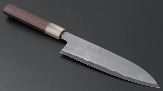 Tetsujin Blue #2 Metal Flow Santoku 180 mm Taihei palissander handvat