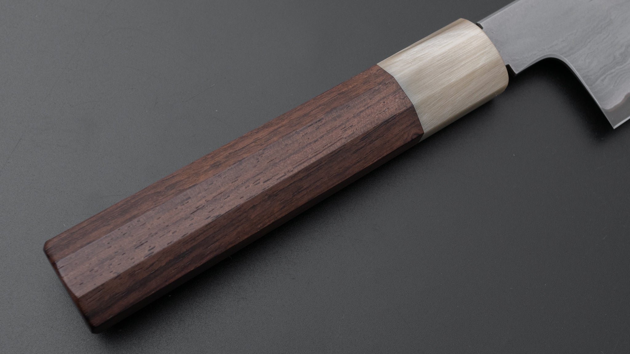 Tetsujin Blue #2 Metal Flow Santoku 180mm Taihei Wood Handle