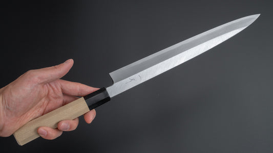 Hitohira Kikuchiyo Manzo White #3 Left-Handed Yanagiba 270mm Ho Wood Handle