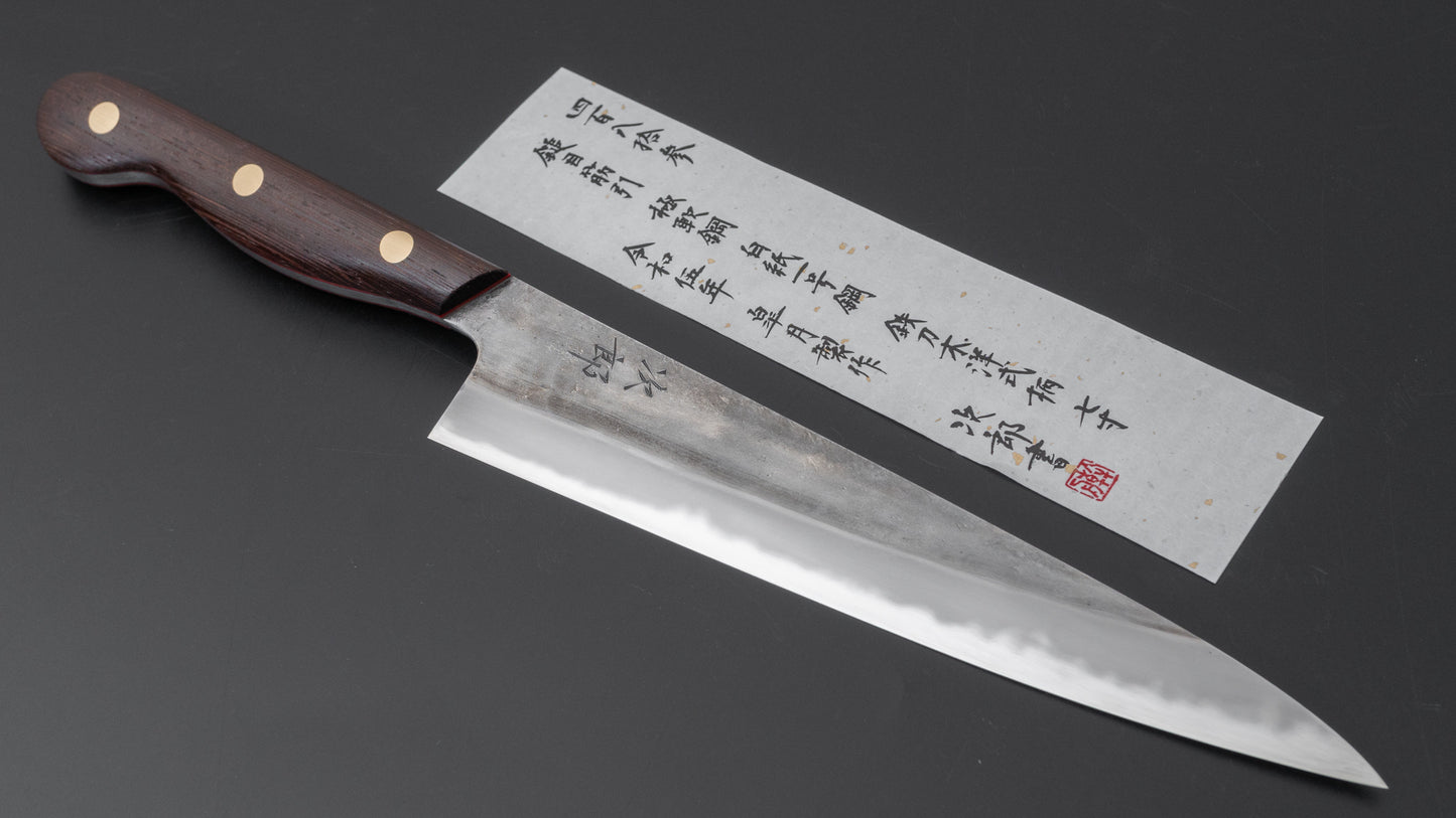 Jiro Tsuchime Yo Sujihiki 210 mm Tagayasan-handvat (#483)