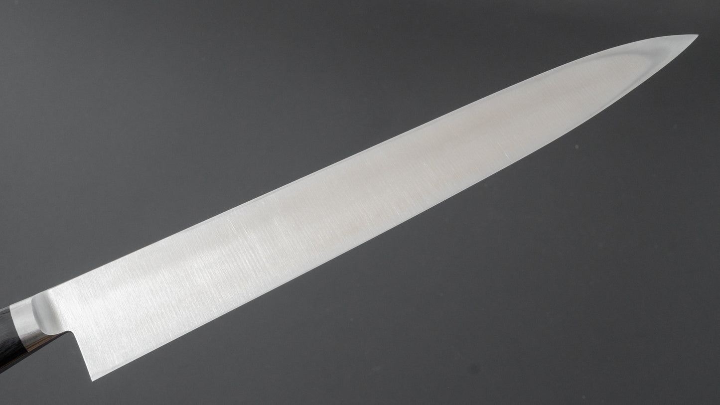 Hitohira FJ VG-1 linkshandige Yanagiba 240 mm Pakka-handgreep